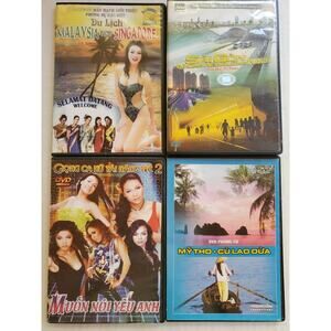 Vietnamese - Asian Travel/Culture/Entertainment DVD 4 PACK Lot 12 Good...